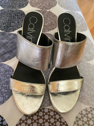 Sandali Calvin Klein argento