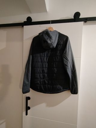 Chaqueta acolchada Boomerang gris-negro 