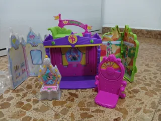 Lote de caravana, castillo, dragones, unicornio