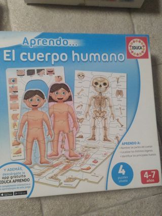 Puzzle cuerpo humano 4-7 años