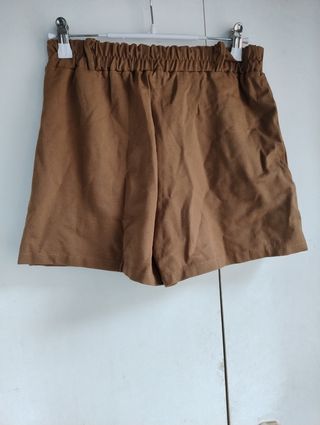 Falda pantalón marrón - Shorts