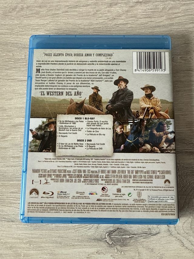 Blu-ray Valor de Ley (True Grit)