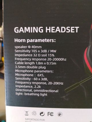 Auriculares gaming DHG E253