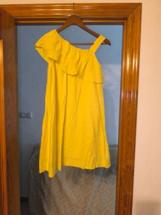 Vestido amarillo niña 13-14 años