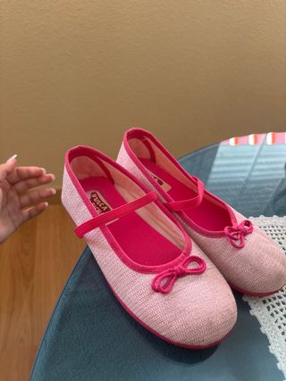 Zapatillas Vulca Bicha niña rosa talla 32