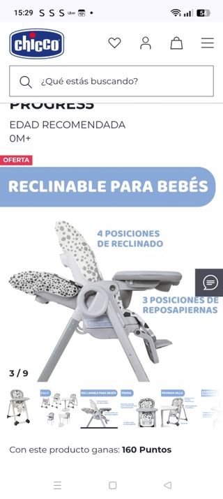 Trona Chicco Polly Progress