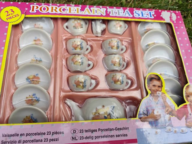 Juego té porcelana 23 piezas