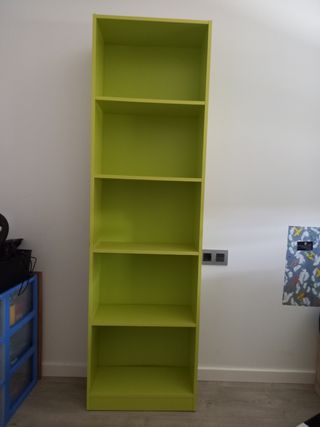 Estantería verde - Librería infantil