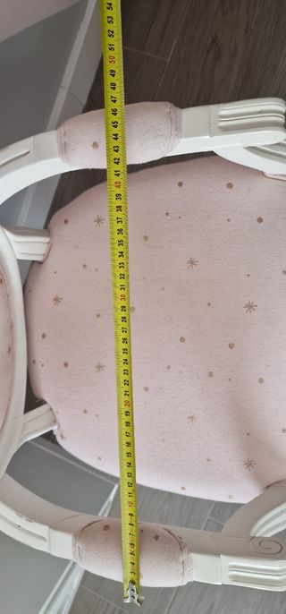 Sedia per bambini bianca shabby chic romantica