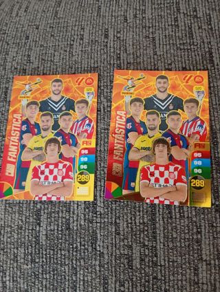 2 Cromos Panini Fantástica