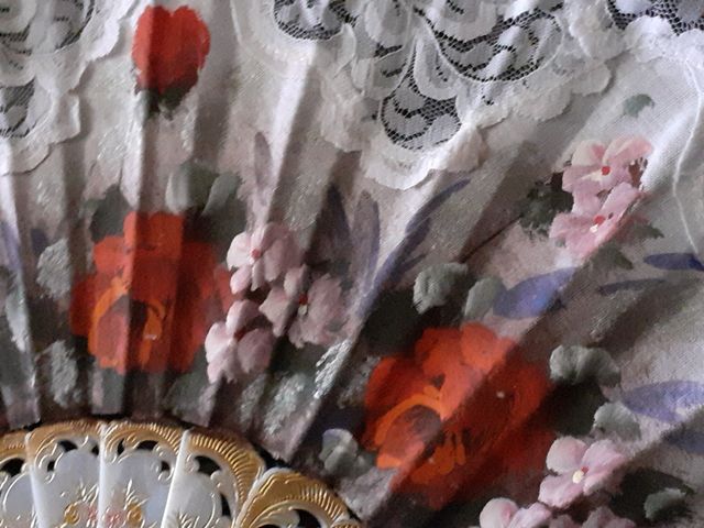 Abanico -"Recuerdo de España"