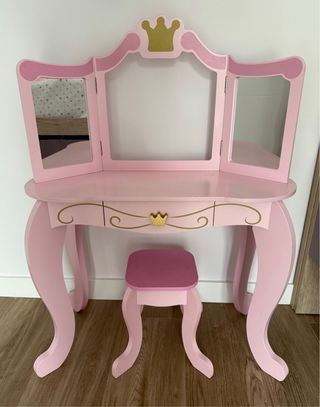 Tocador infantil KidKraft rosa