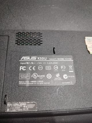 Portátil Asus Negro