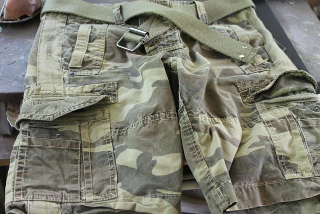 Bermuda mimetiche vintage