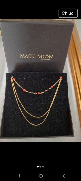 Collana MAGIC MOON oro rosso
