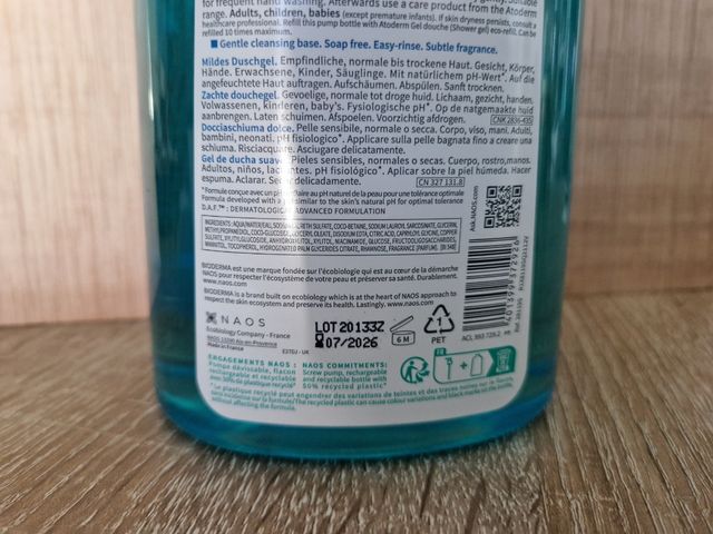 Gel de Duche Atoderm Bioderma - 1L