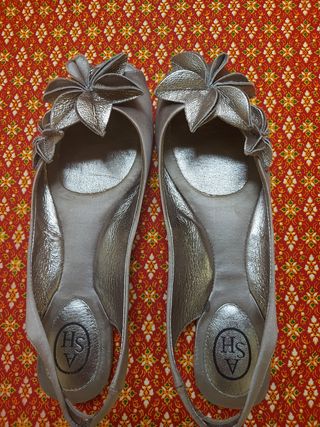 Sandalias Ash Plata
