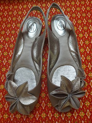 Sandalias Ash Plata