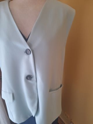 Chaleco Zara azul - Talla L