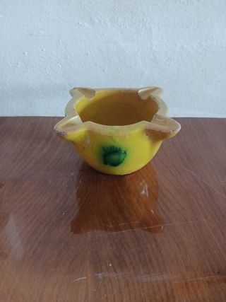 Mortaio Ceramica Verde-Giallo