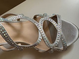 Sandali Rouge Bijoux argento con strass