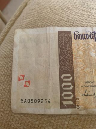 Billete 1000 Escudos Portugal