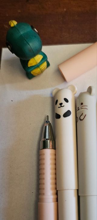 4 Penne Animali + Draghetto da matita omaggio