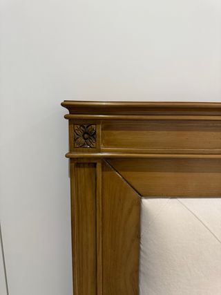 Cabecero cama 150cm - Beige/Marrón