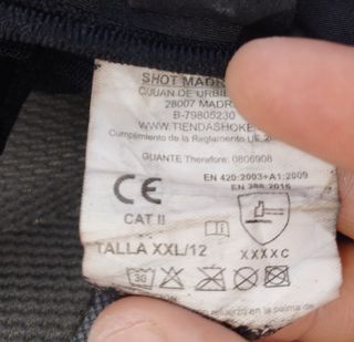 Guantes policiales anticorte T.XXL/12