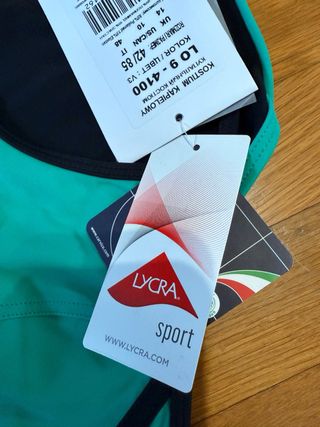 Bikini LORIN sportivo - Turchese e Nero