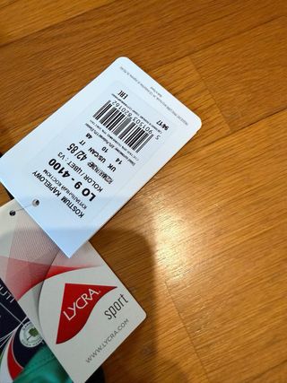 Bikini LORIN sportivo - Turchese e Nero