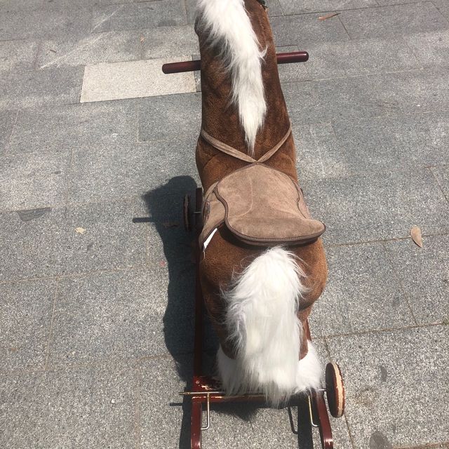 Caballo balancín vintage