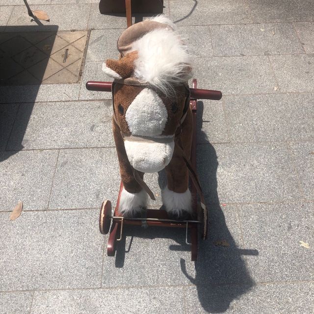 Caballo balancín vintage