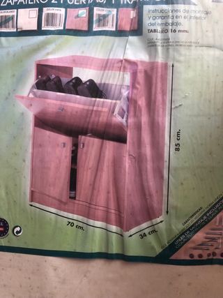 Zapatero Meka-Block K-166 2 puertas