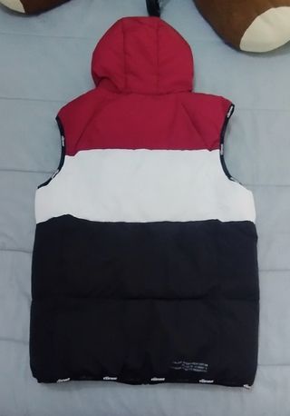 Chaleco ellesse rojo-negro