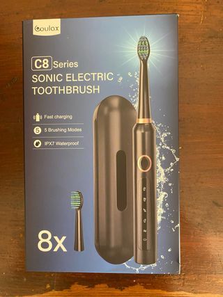 Coulax C8 - Escova Elétrica de viagem recarregável