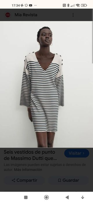 Vestido rayas Massimo Dutti L