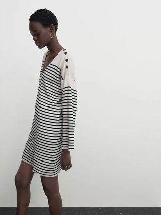 Vestido rayas Massimo Dutti L