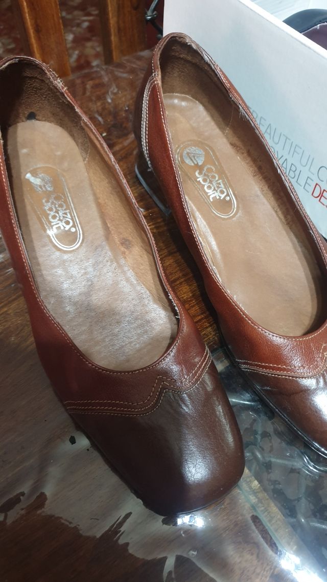 Zapato Cord Sport Piel Marrón 39