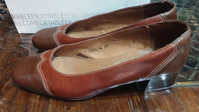 Zapato Cord Sport Piel Marrón 39