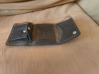 Cartera Piel - Marrón y Negro