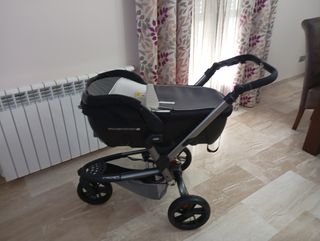 carro de bebe con tres modulos