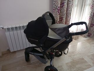 carro de bebe con tres modulos