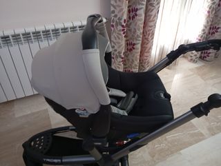 carro de bebe con tres modulos