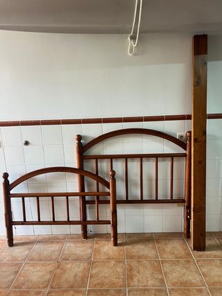 Cama madera completa
