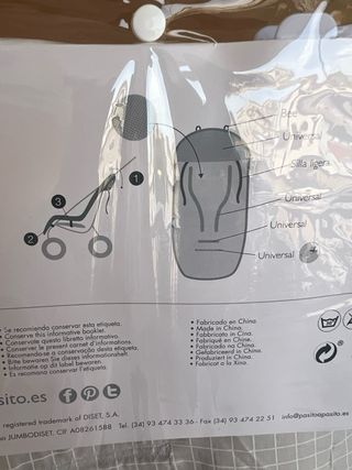 Funda Pasito a Pasito sillita bebé