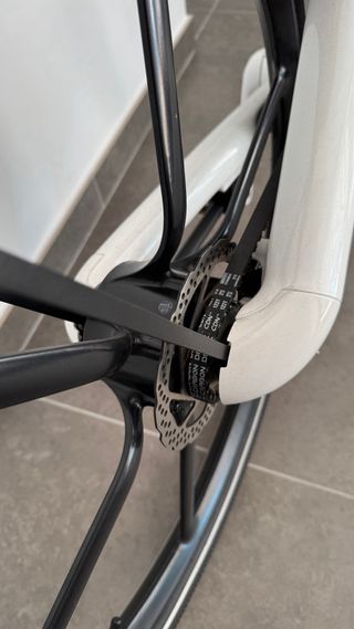 Bicicleta eléctrica Honbike UNI4 blanca