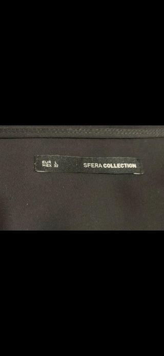 Vestido Sfera negro - Talla L