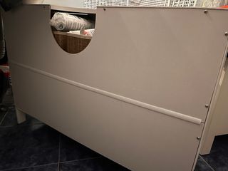 Mueble baño blanco - Armario madera