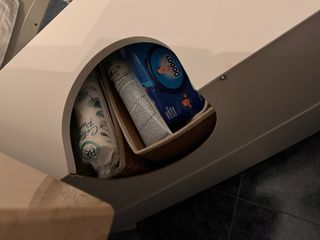 Mueble baño blanco - Armario madera